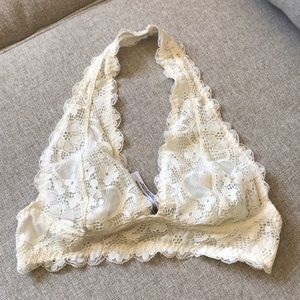 NWOT ivory Free People bralette